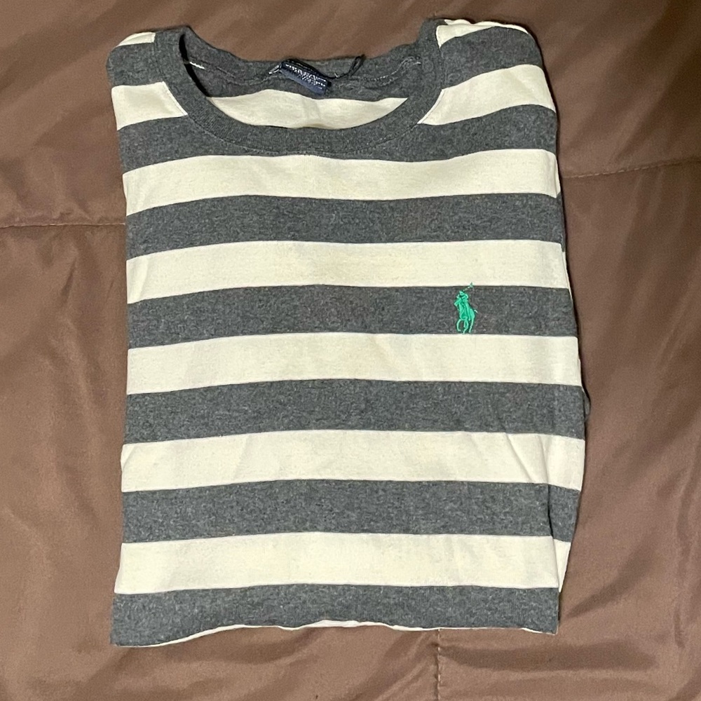 Ralph Lauren Grey striped shirt